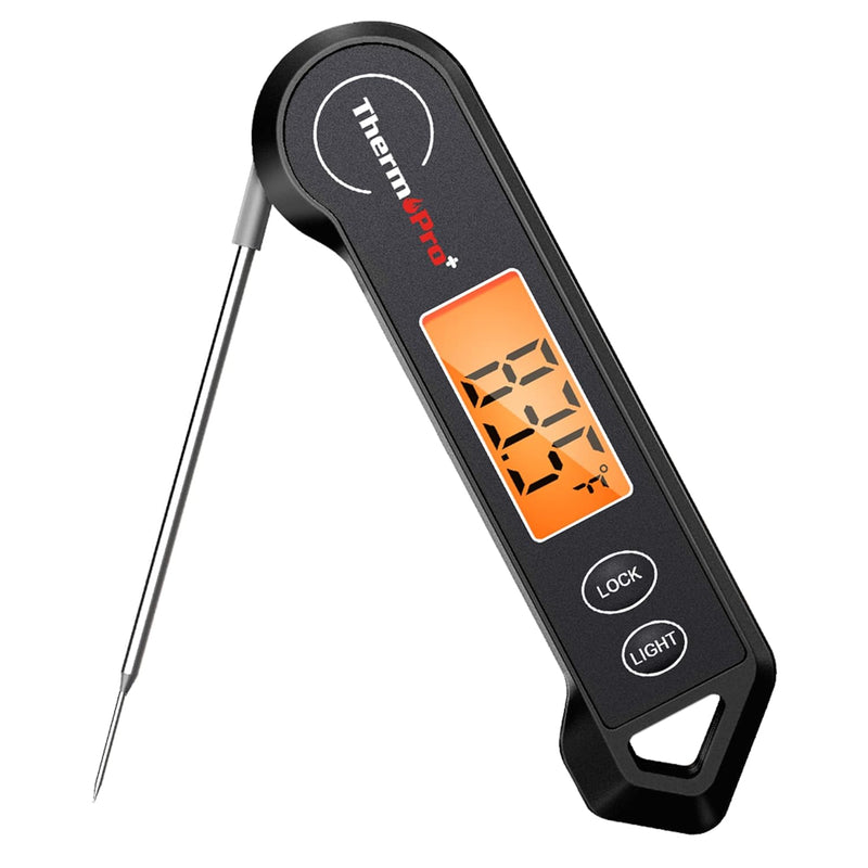 ThermoPro TP19H Digital Meat Thermometer for Cooking with Ambidextrous Backlit and Motion Sensing Kitchen Cooking Food Thermometer for BBQ Grill Smoker Oil Fry Candy Instant Read Thermometer